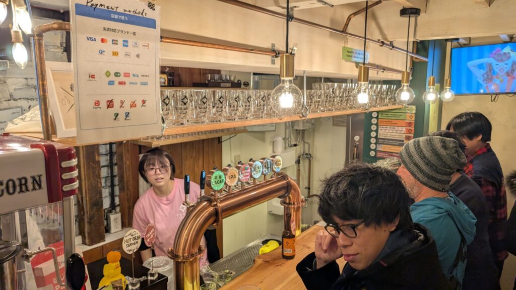 Trans Brewing Beer Stand Inside