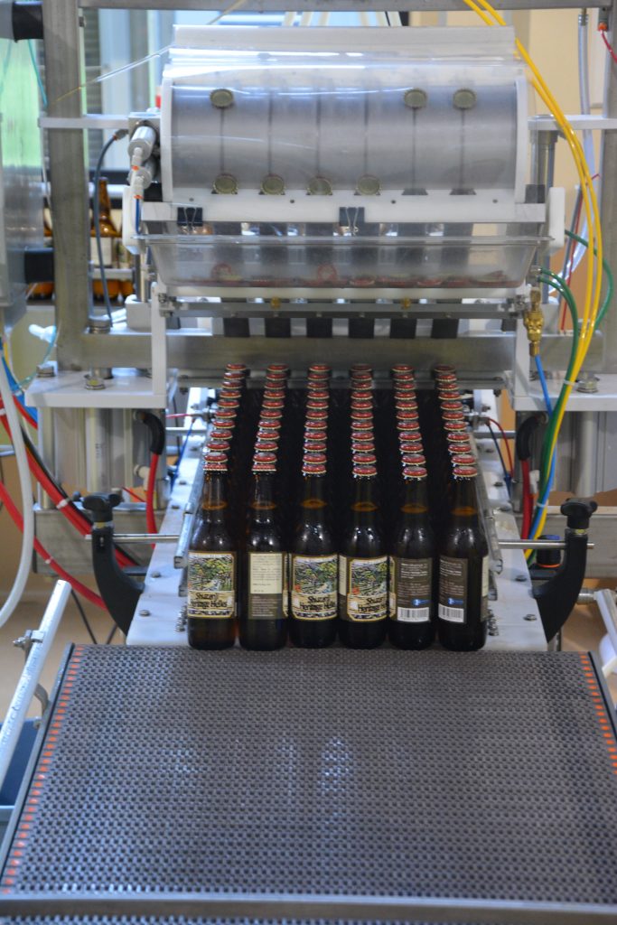 Baird Beer brewery bottling machine