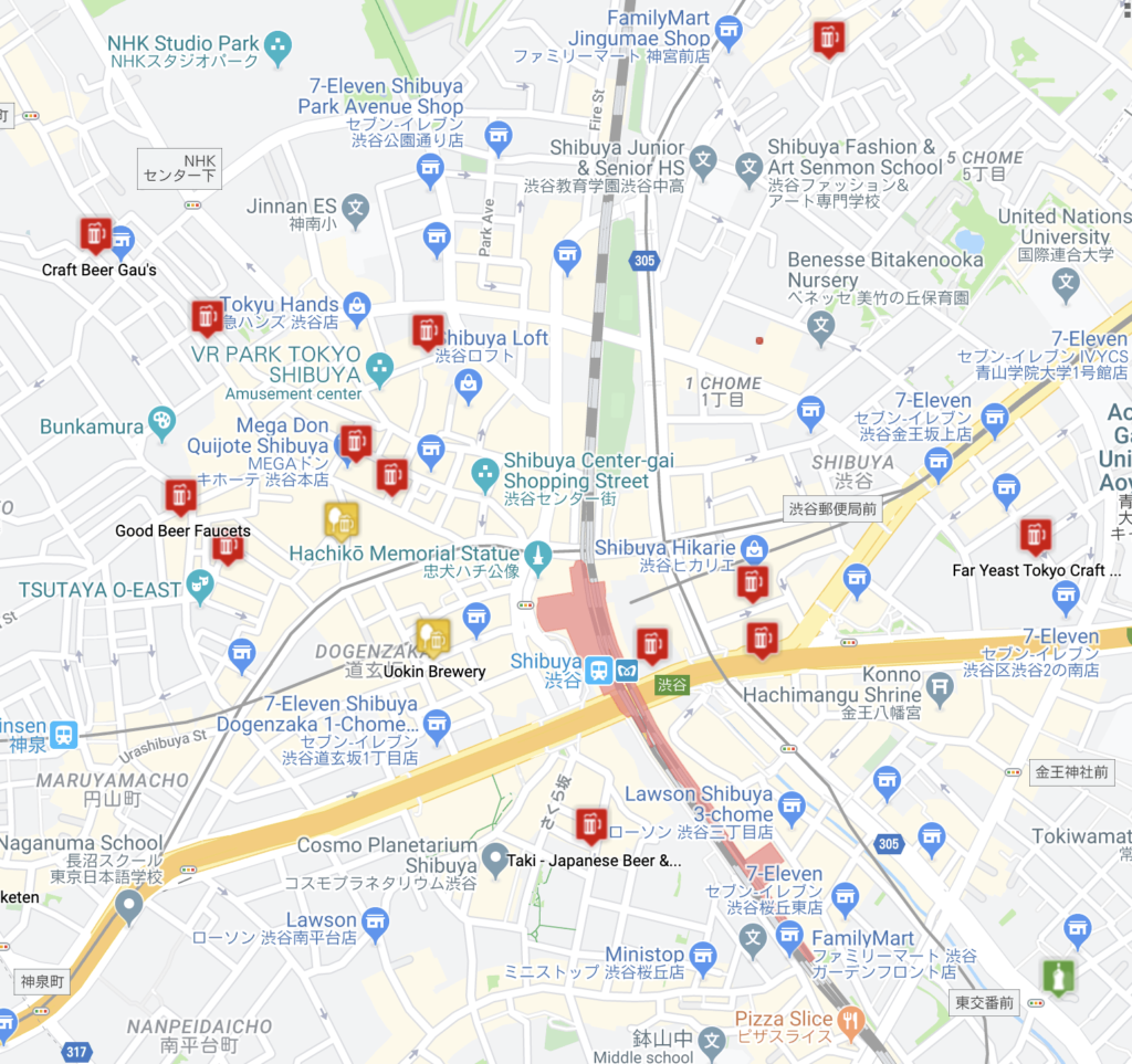 Kanto’s Best Drinking Areas Shibuya