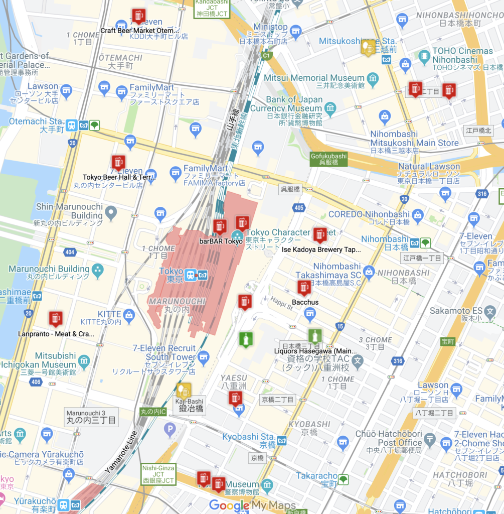 Kanto’s Best Drinking Areas Tokyo