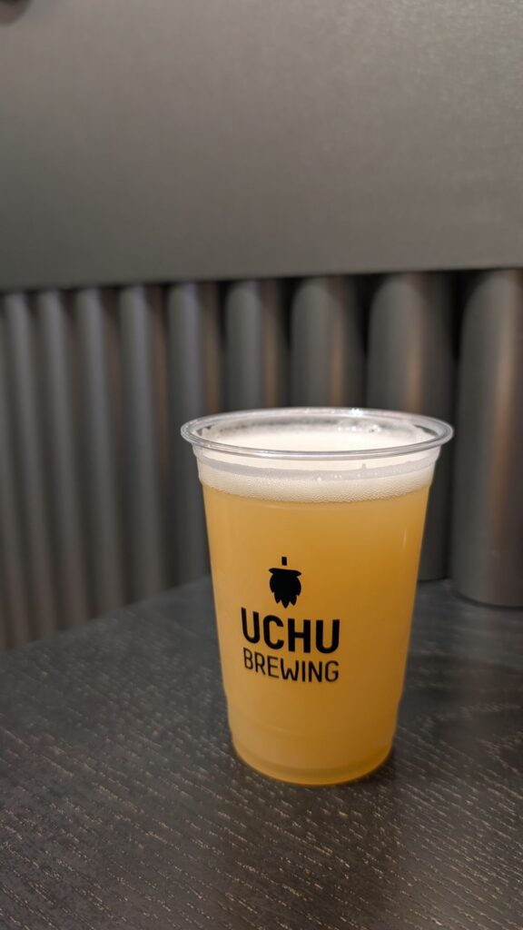 Uchu Brewing Taproom Beer 1